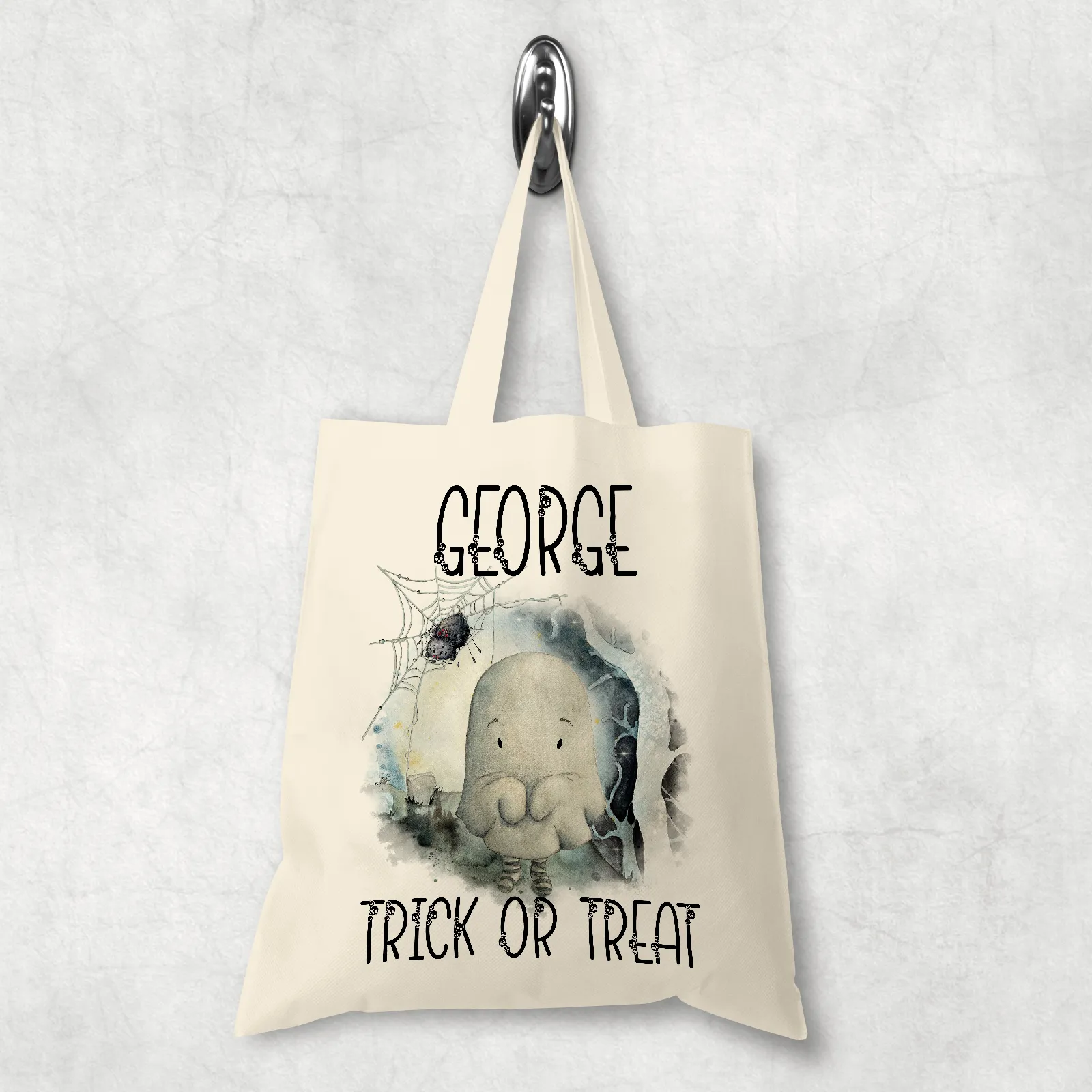 Halloween Character Trick or Treat Tote Bag