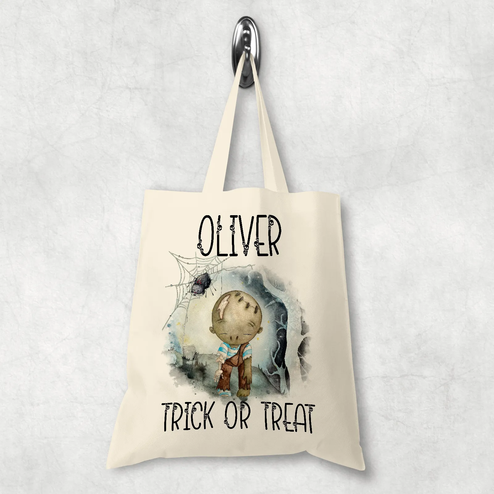 Halloween Character Trick or Treat Tote Bag