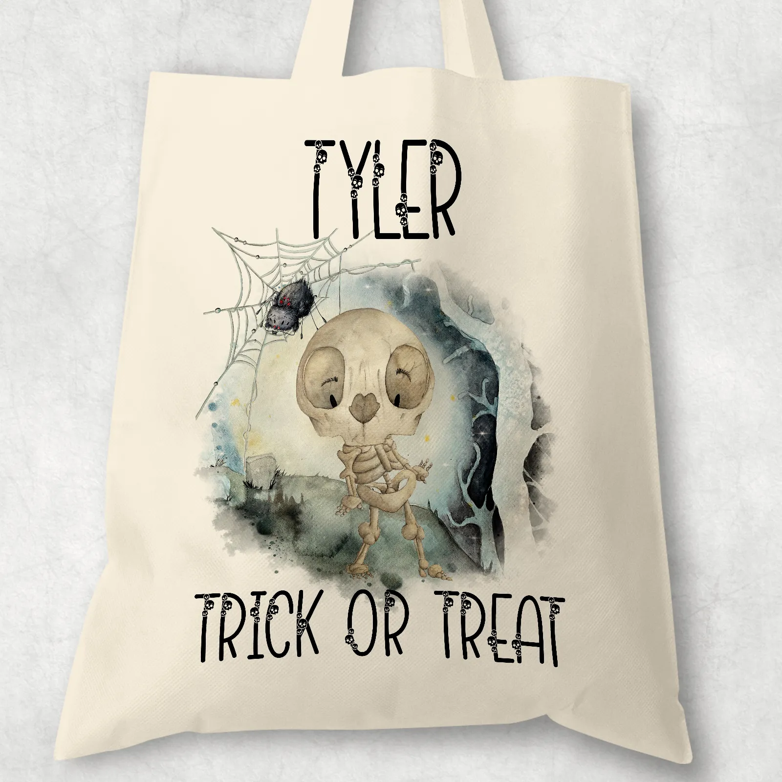 Halloween Character Trick or Treat Tote Bag