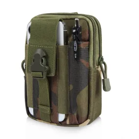 HAWEEL Hiking Belt Waist Bag Outdoor Sport Motorcycle Bag 7.0 inch Phone Pouch (Jungle Camouflage)