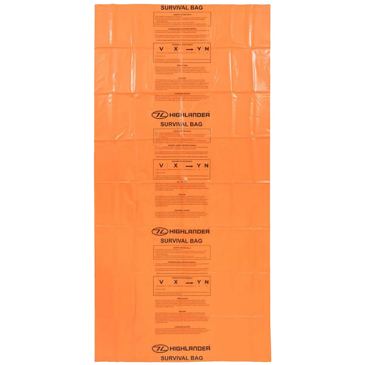 Highlander Emergency Survival Bag Orange