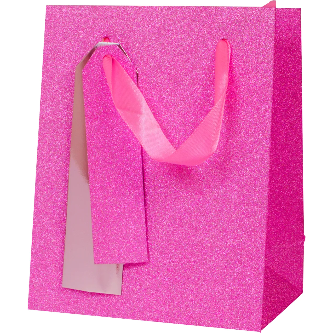 Hot Pink Medium Gift Bag