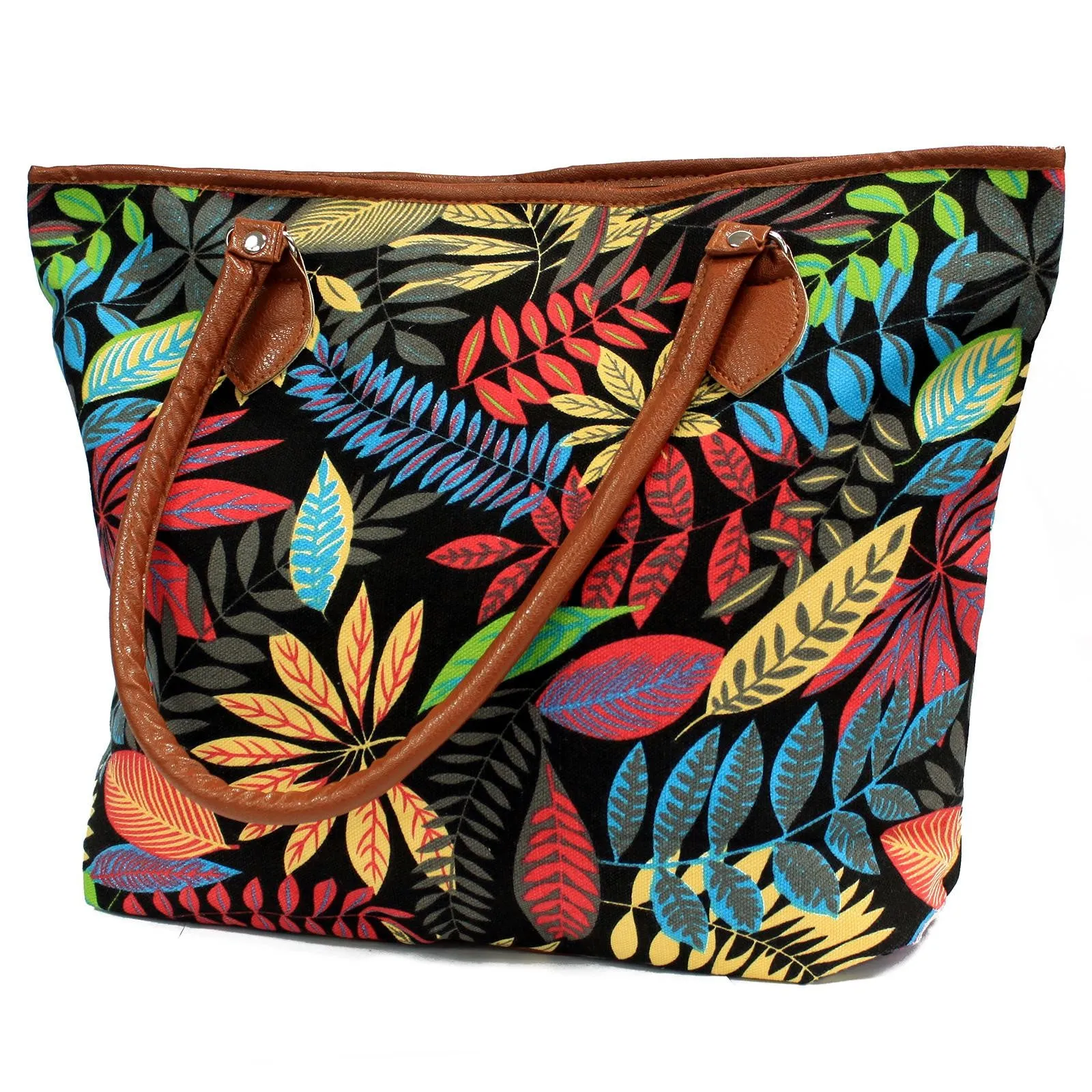 Jungle Bag - Tote Shopping - Black-Orange