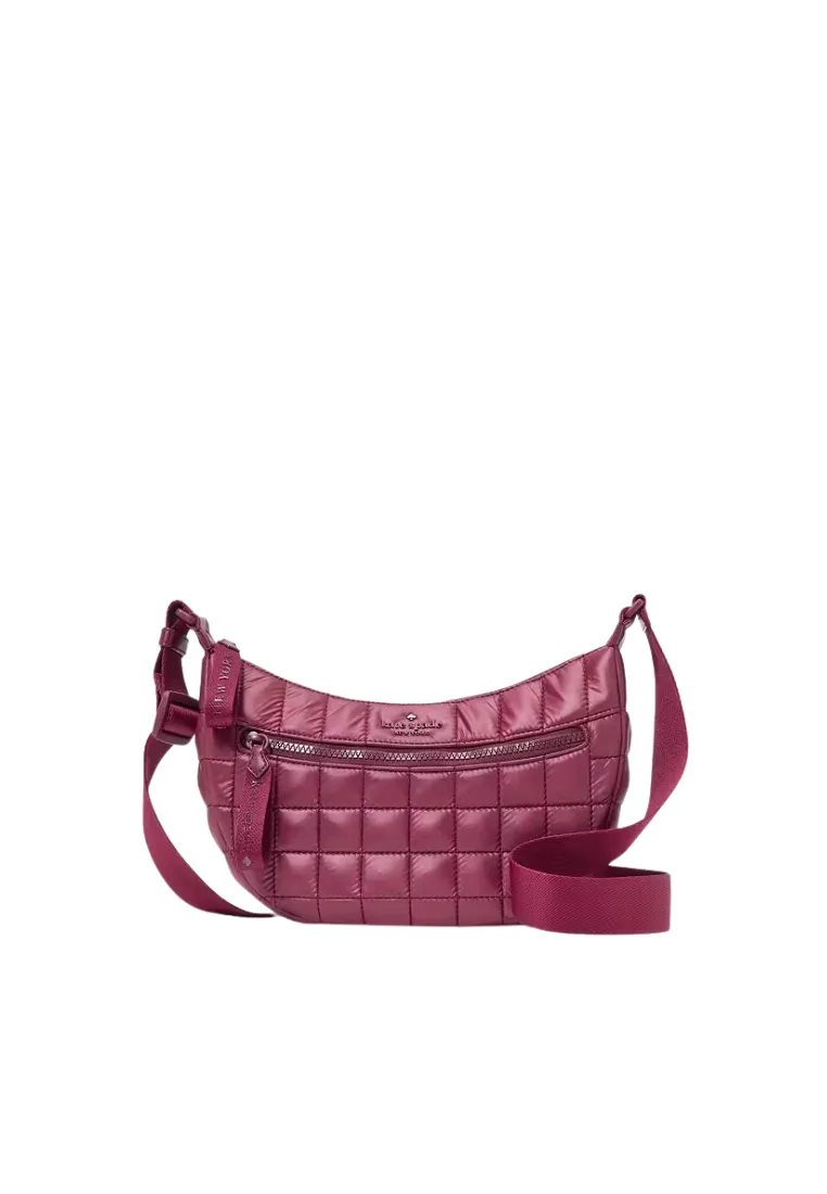 Kate Spade Camden Quilted Large Sling Bag In Blackberry KH403