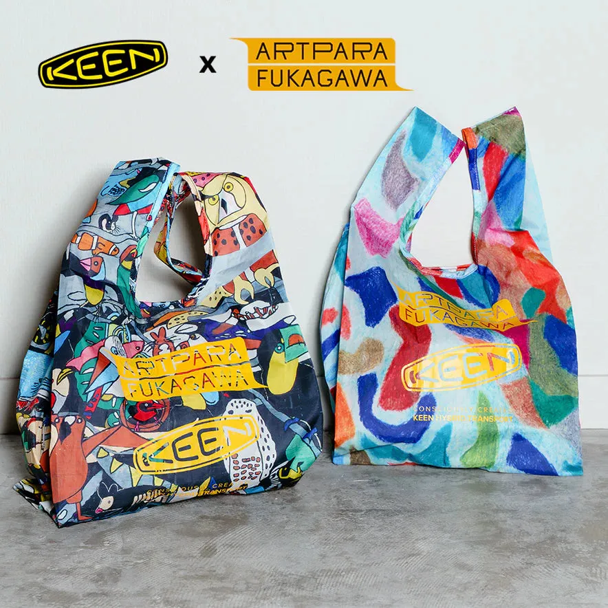 KEEN×ARTPARA FUKAGAWA Recycle Wallet Shopping Bag