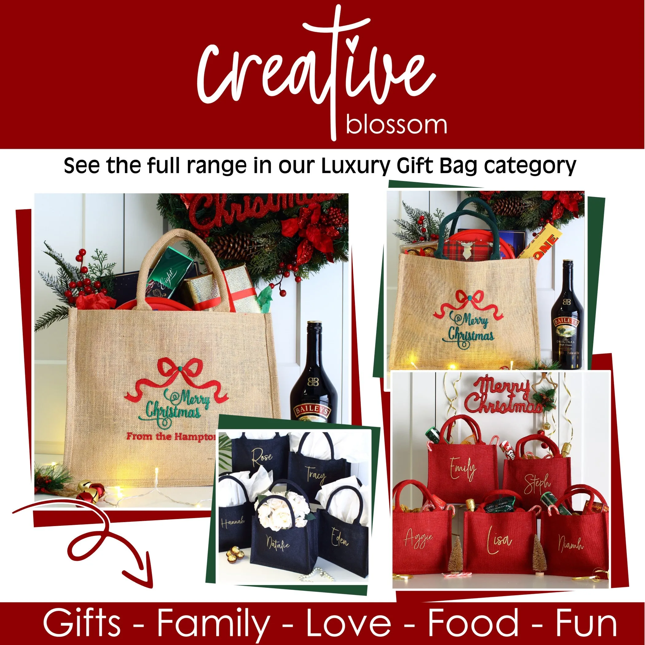 Large Christmas gift bag