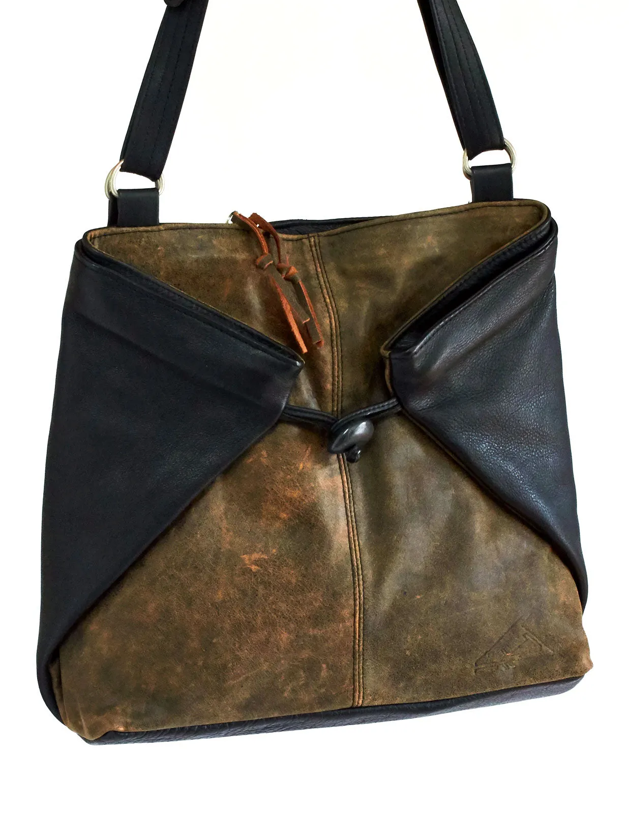 Large Origami Tote - Convertible Leather Bag