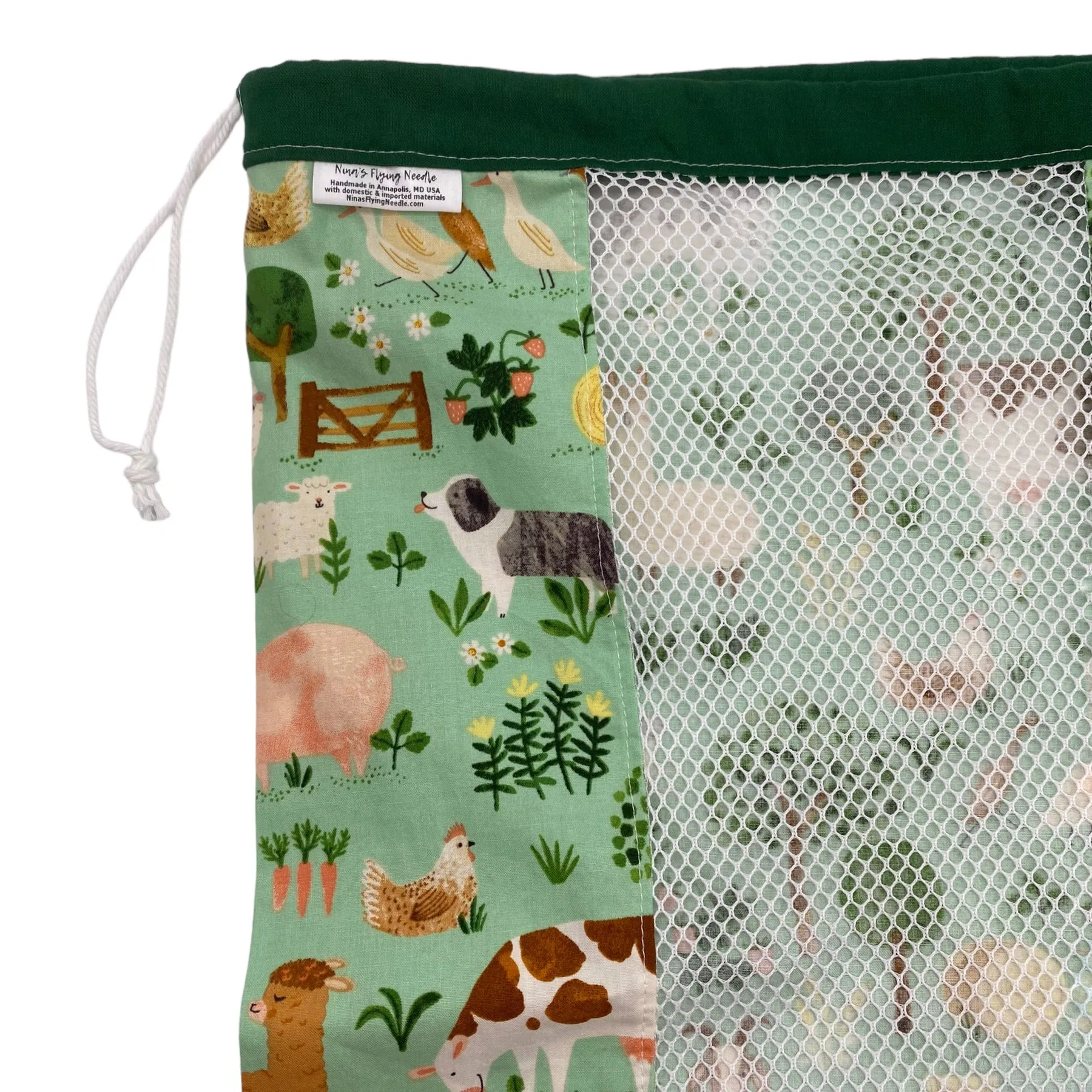 Large Produce Bag Farm Animals