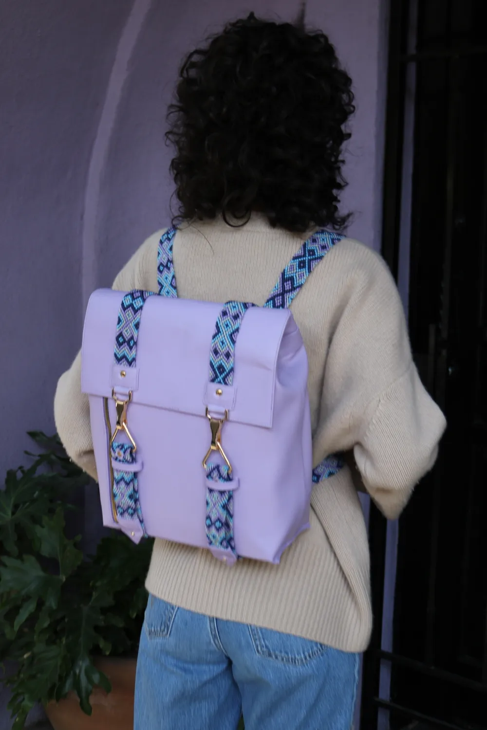 Lila Laptop Backpack in Cactus