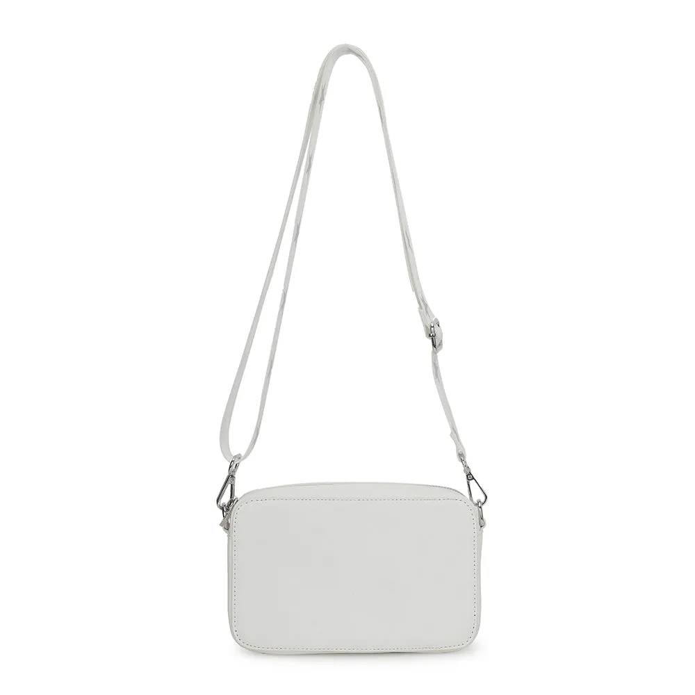 LINDA BAG- WHITE PEARL/ DENIM STAR