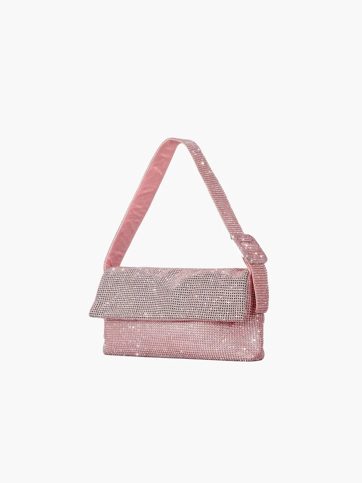 Livia – Fold-over flap – Crystal shoulder bag