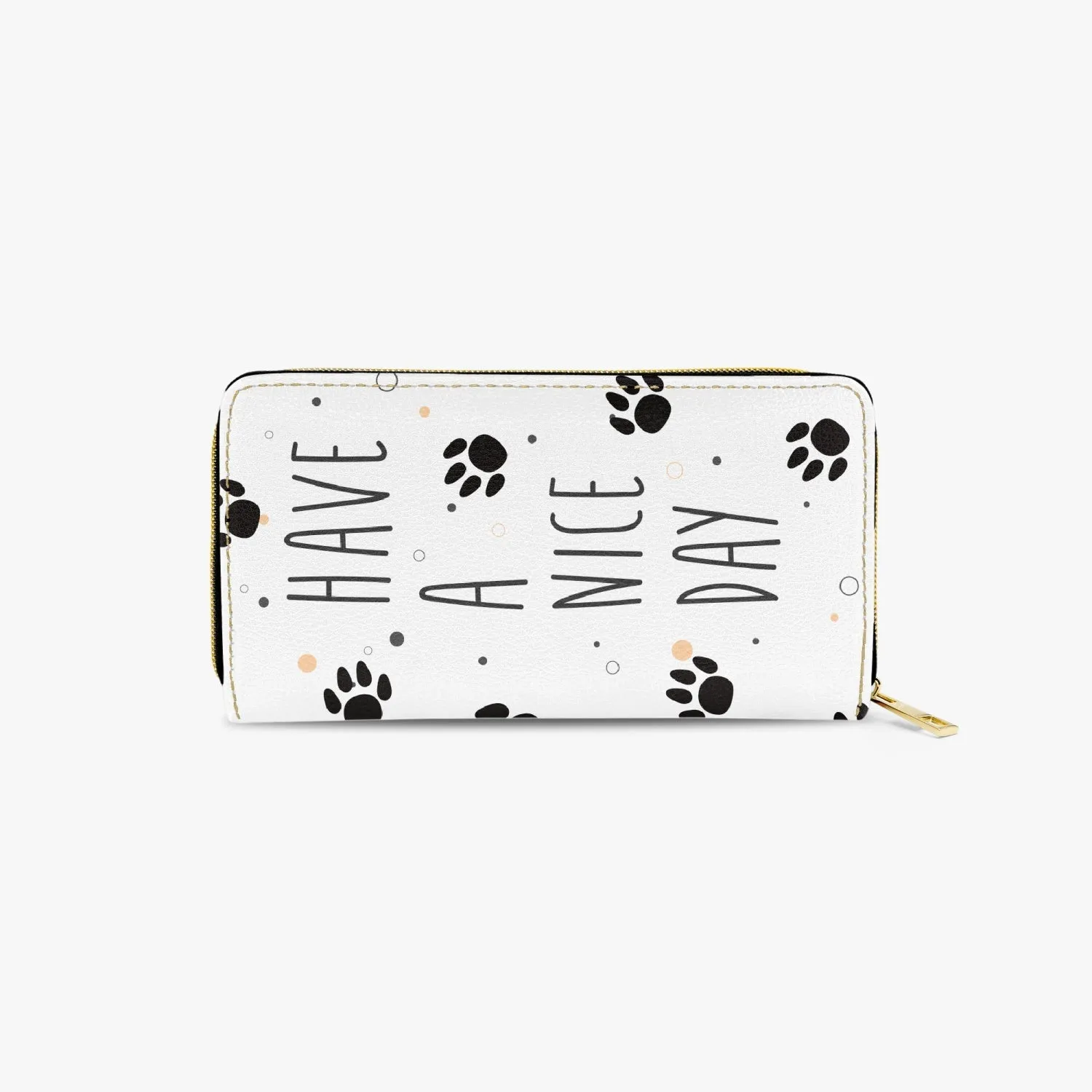 Long Type Zipper Purse, Cats, awd-614