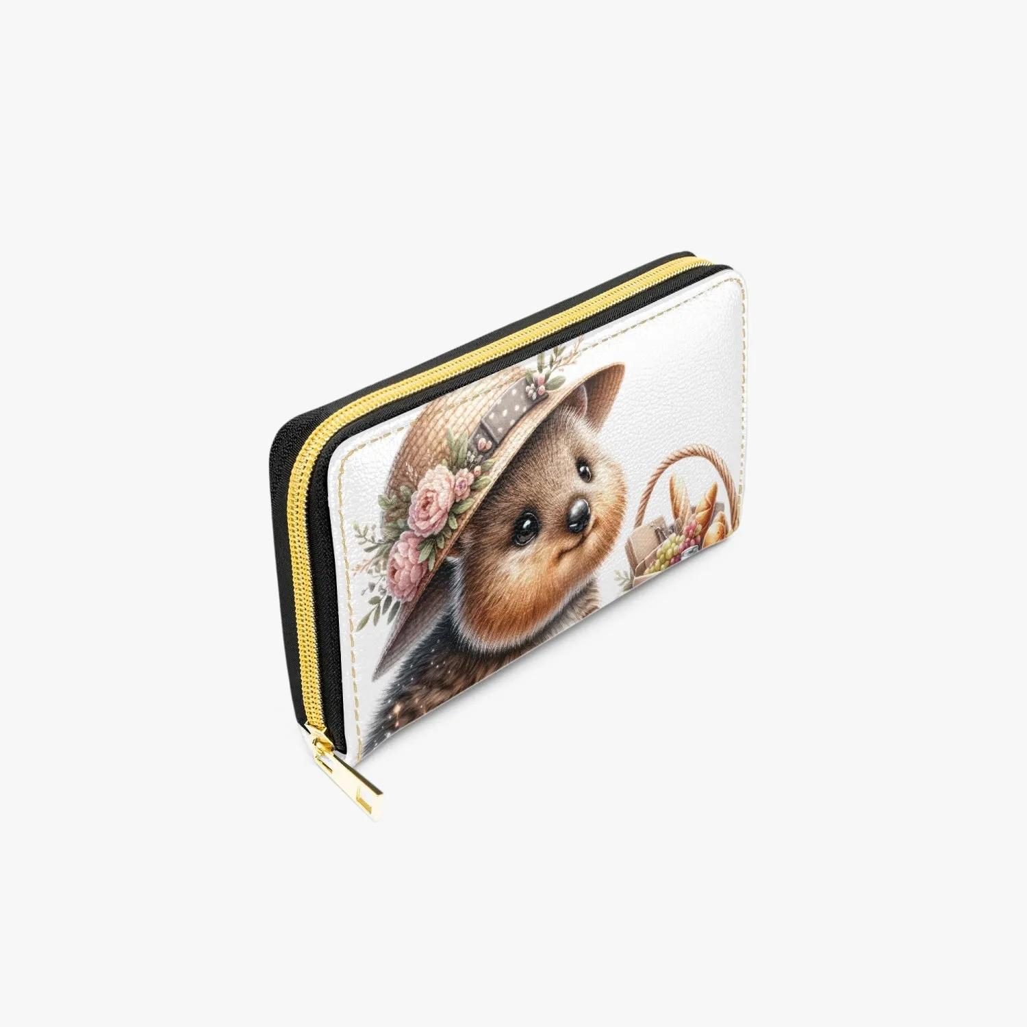 Long Type Zipper Purse, Quokka, awd-1333