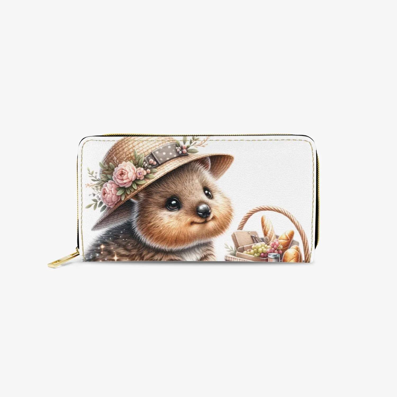 Long Type Zipper Purse, Quokka, awd-1333