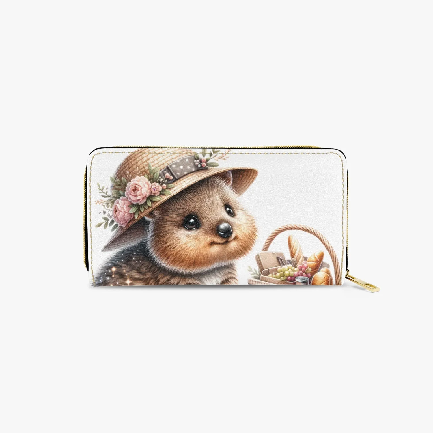 Long Type Zipper Purse, Quokka, awd-1333