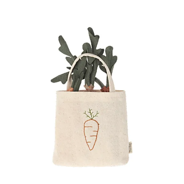 Maileg Carrots in Shopping Bag, Mini