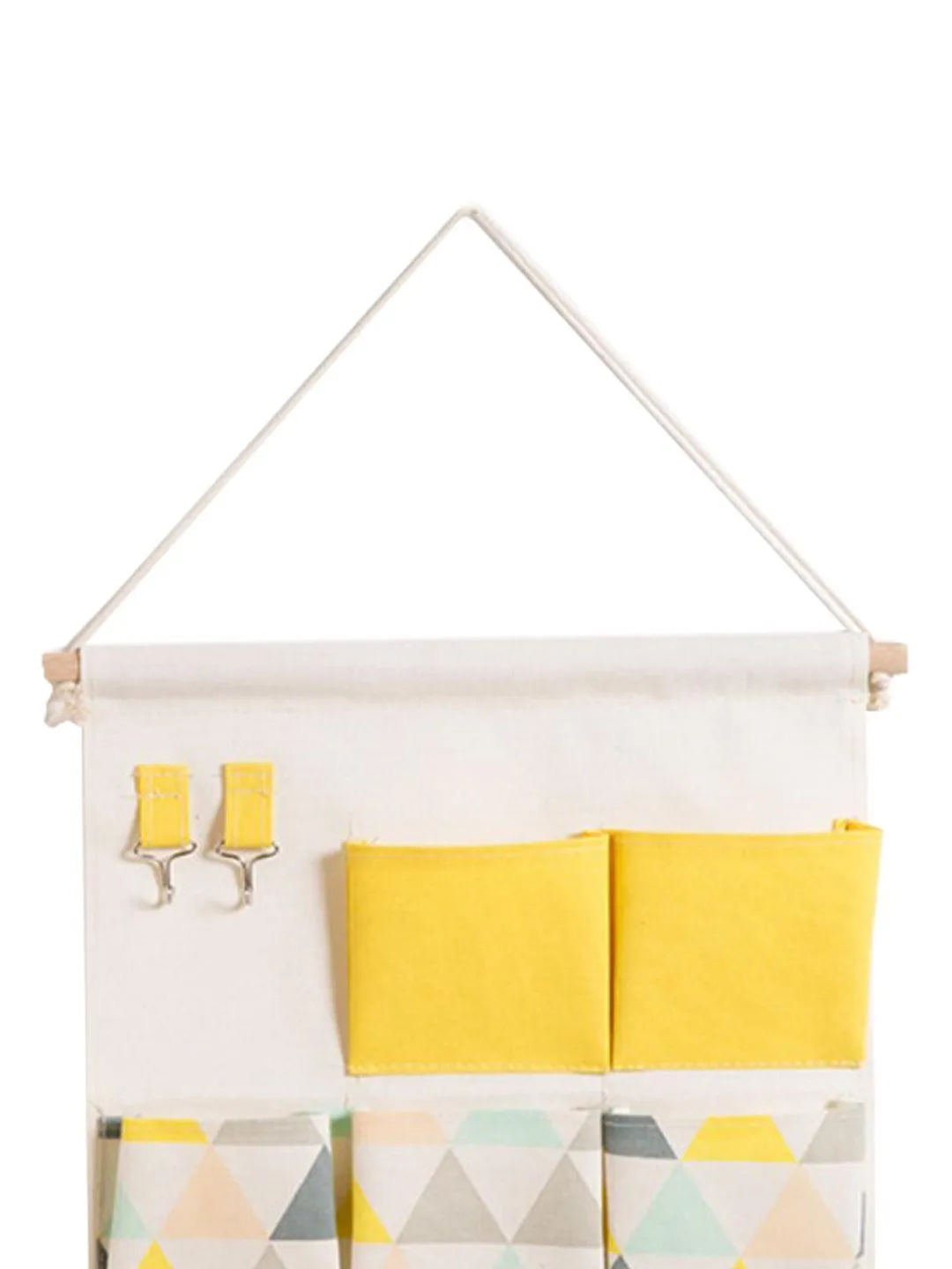 Market99 Wall Hanging Storage Bag With 7 Pockets And Key Hook