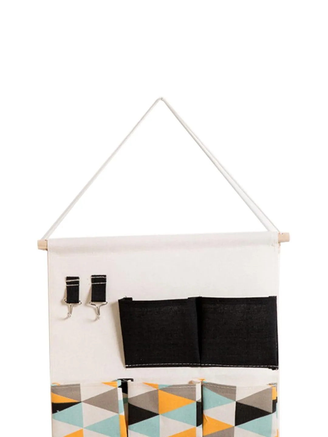 Market99 Wall Hanging Storage Bag With 7 Pockets And Key Hook