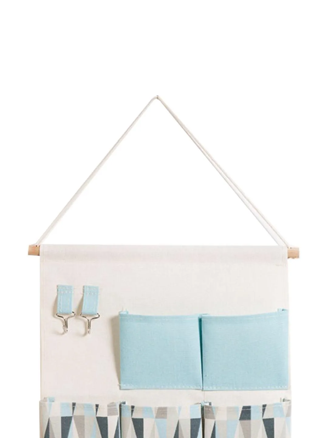 Market99 Wall Hanging Storage Bag With 7 Pockets And Key Hook