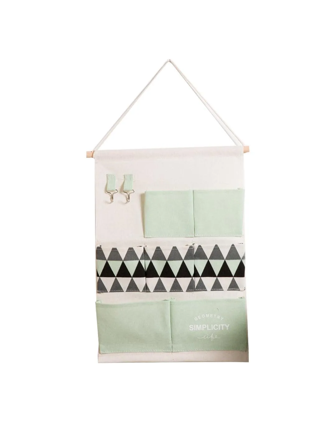 Market99 Wall Hanging Storage Bag With 7 Pockets And Key Hook