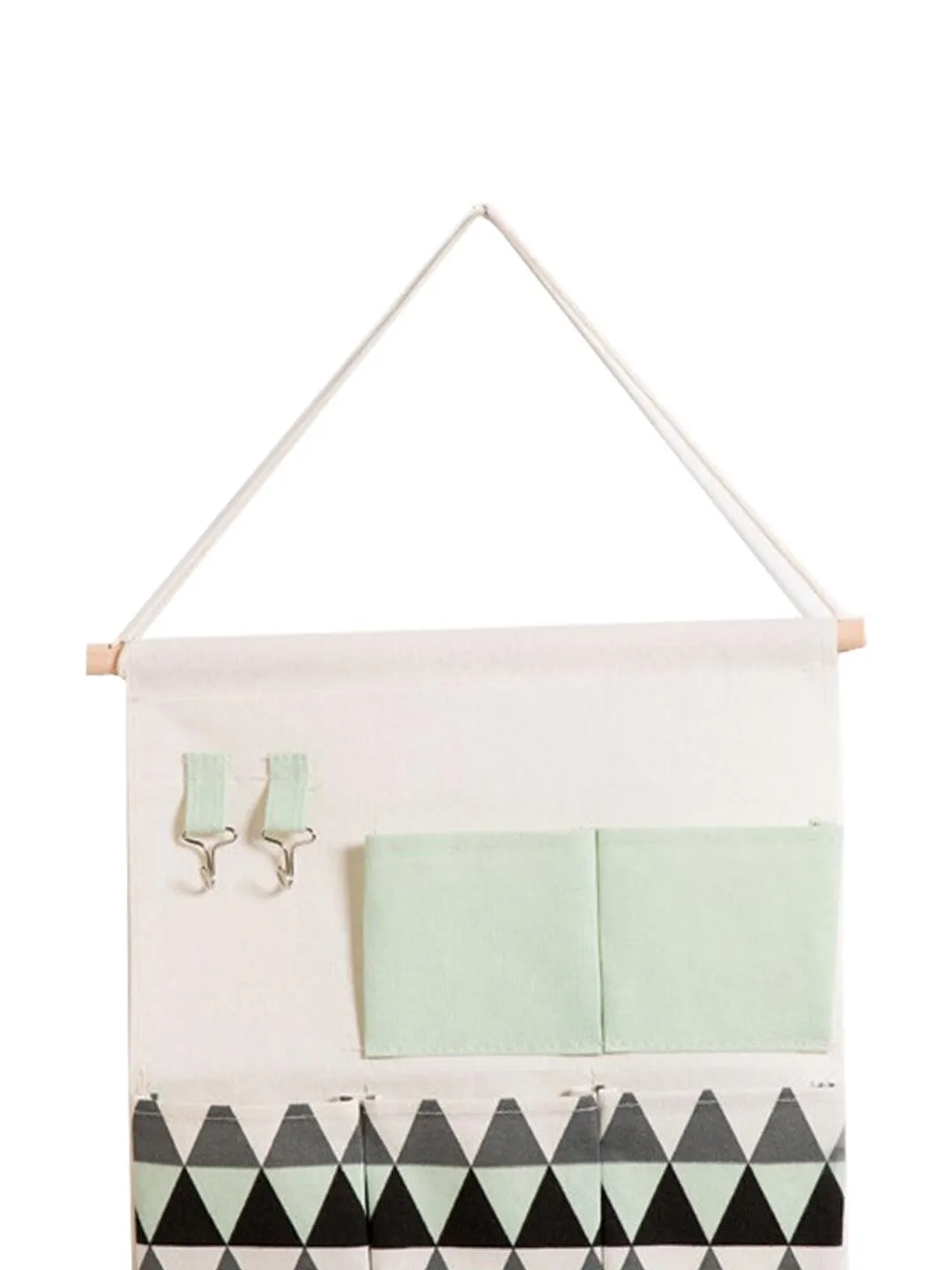 Market99 Wall Hanging Storage Bag With 7 Pockets And Key Hook