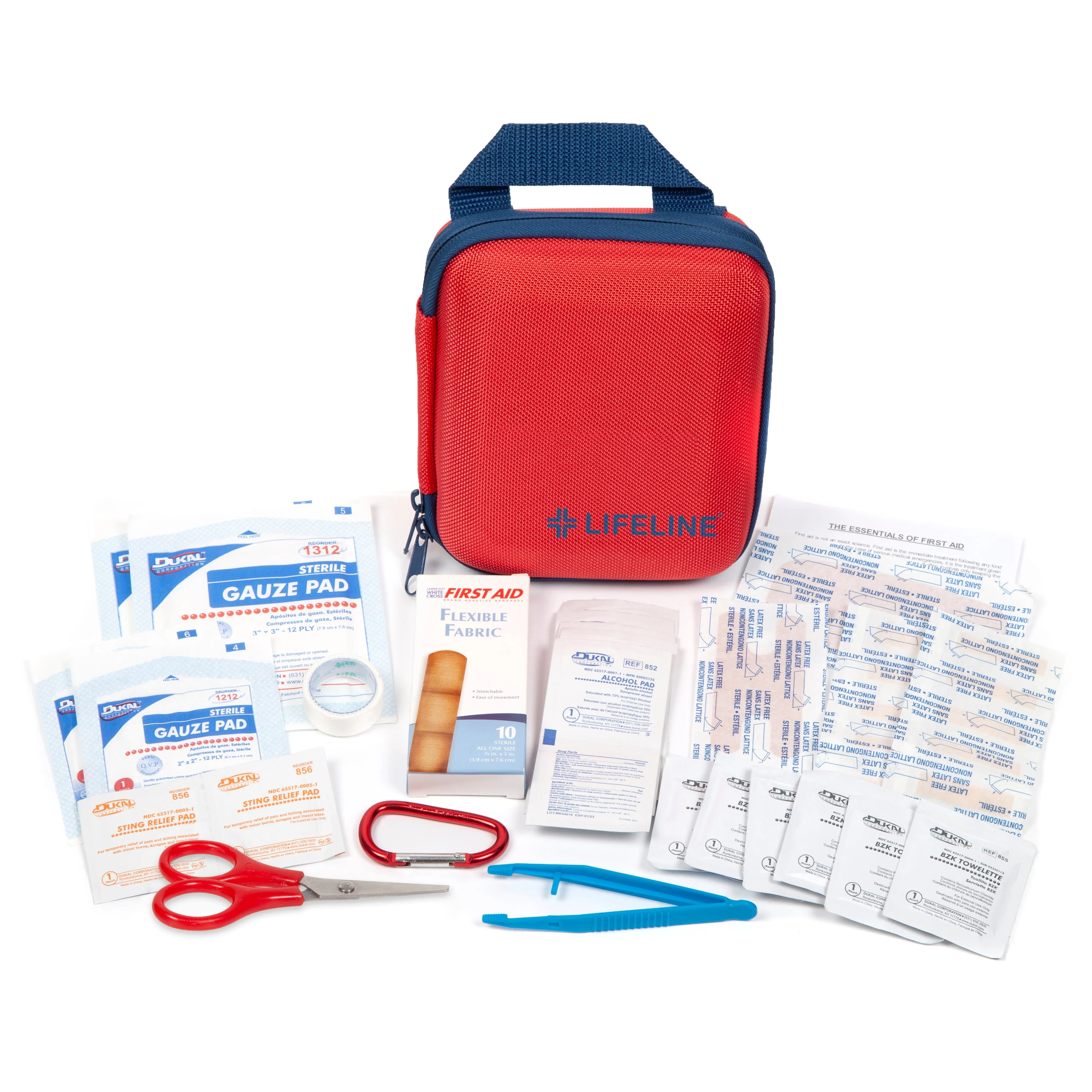 Medium Hard-Shell Foam First Aid Kit - 53 Piece