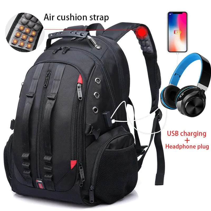 Mens 45l Laptop Usb Anti-theft Travel Backpack