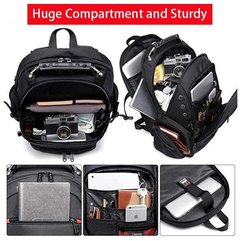 Mens 45l Laptop Usb Anti-theft Travel Backpack