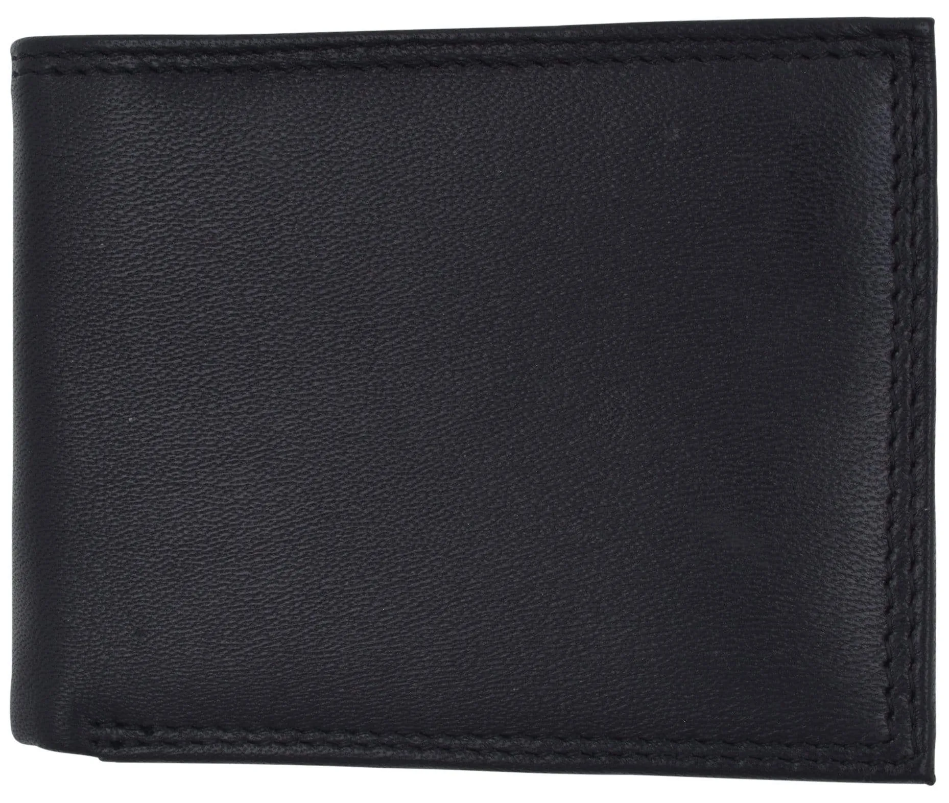 Men's Slim Bifold RFID Blocking Premium Genuine Leather Credit Card ID Wallet by Swiss Marshall