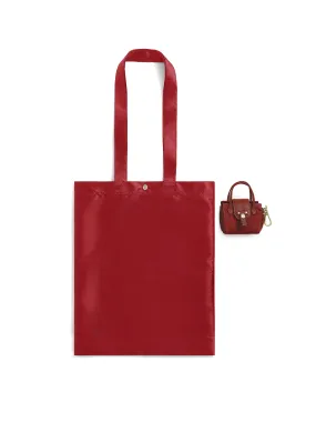 Mini Windsor Shopping Tote - Red