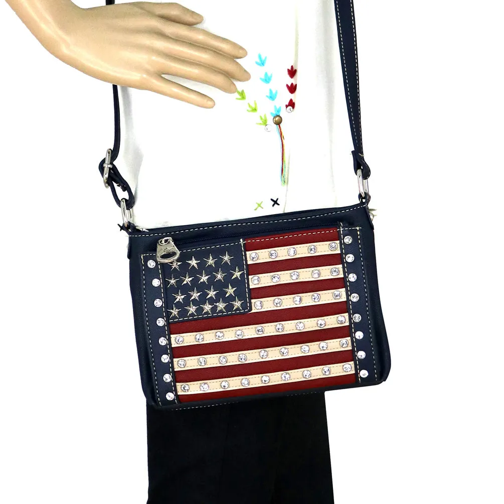 Montana West American Pride Organizer Crossbody Bag