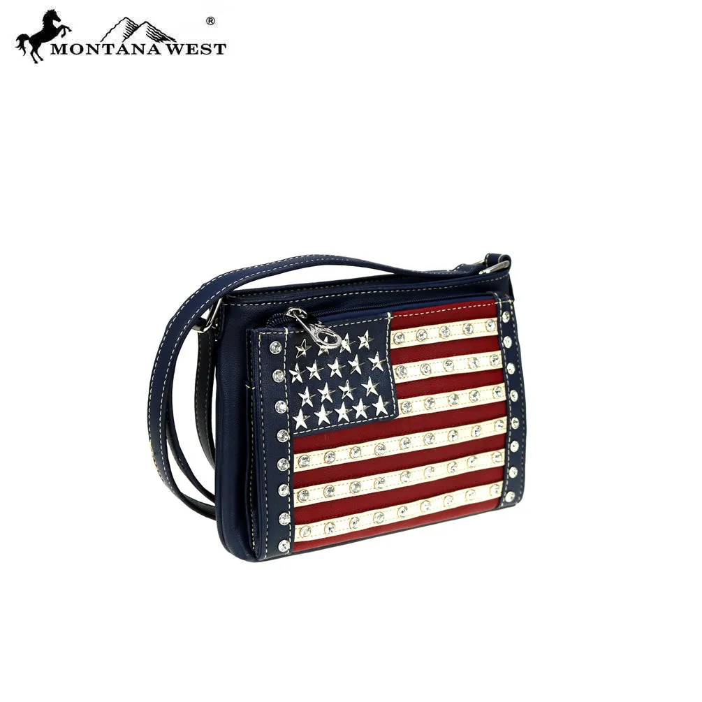 Montana West American Pride Organizer Crossbody Bag