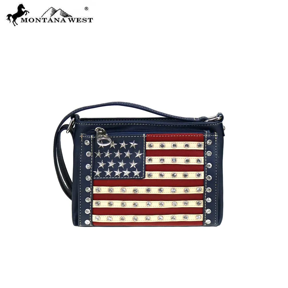 Montana West American Pride Organizer Crossbody Bag