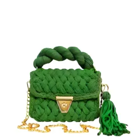 Montego Woven Bag in Green