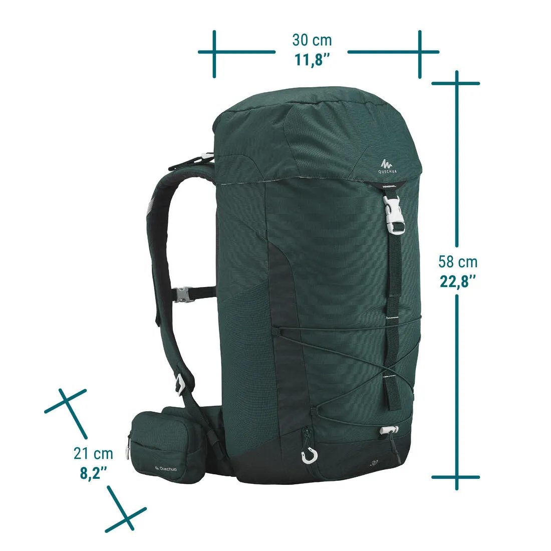 Mountain hiking backpack 30L - MH100