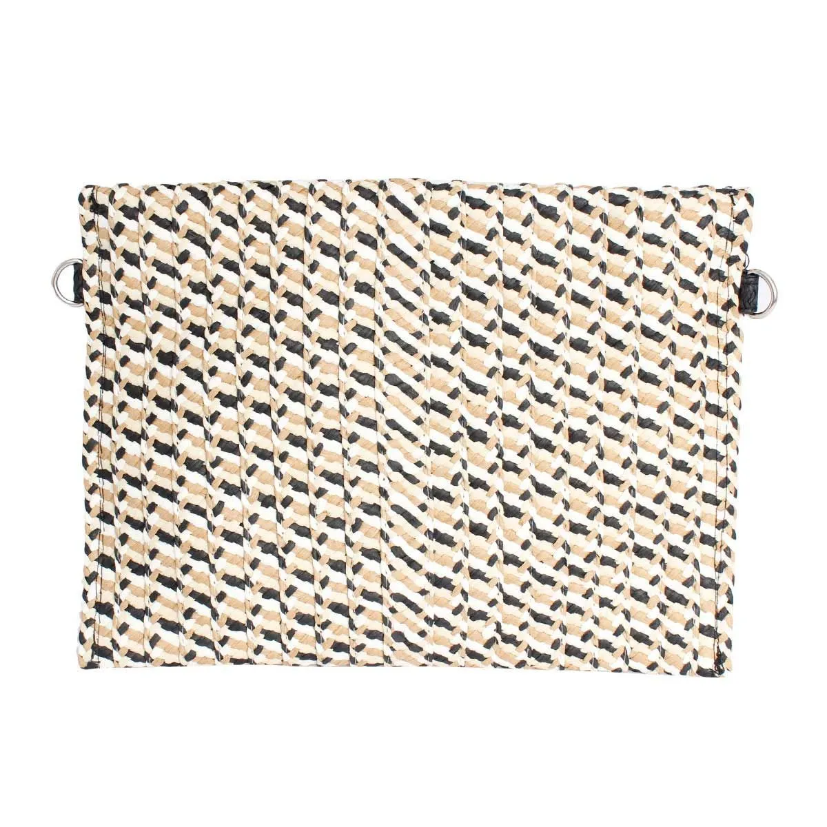 Multi Color Pattern Flap Clutch