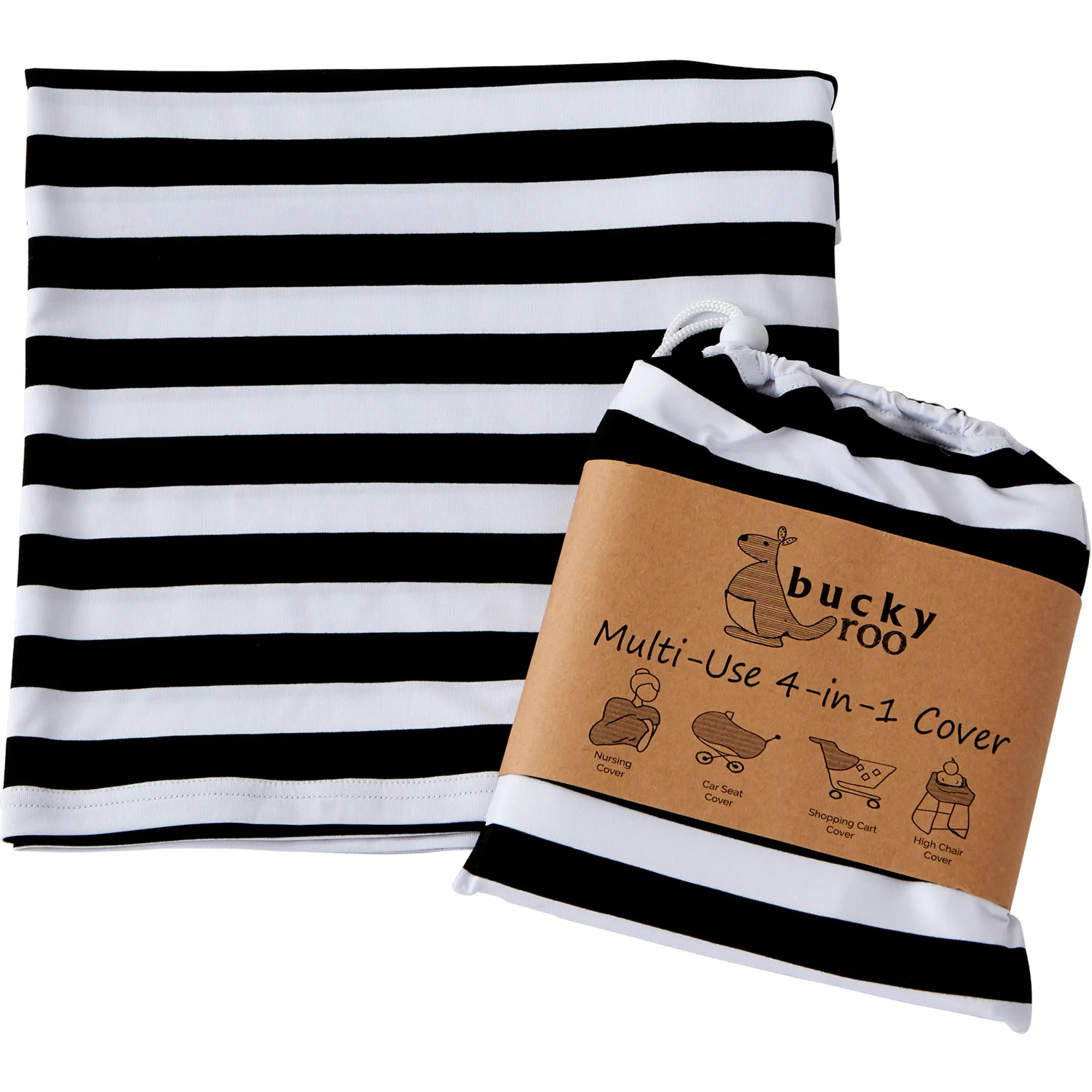 Multi-Purpose Cover - Black White Stripe