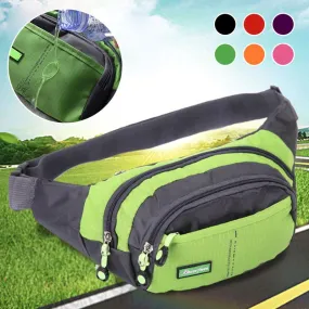 Multifunctional waist bag for active lifestyles