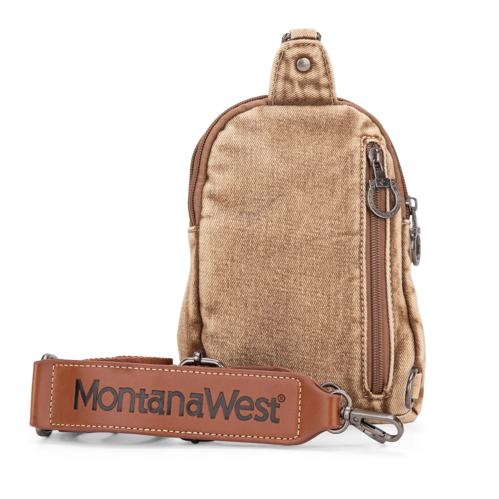 MW1210-210 Montana West Embroidered Aztec Collection Sling Bag