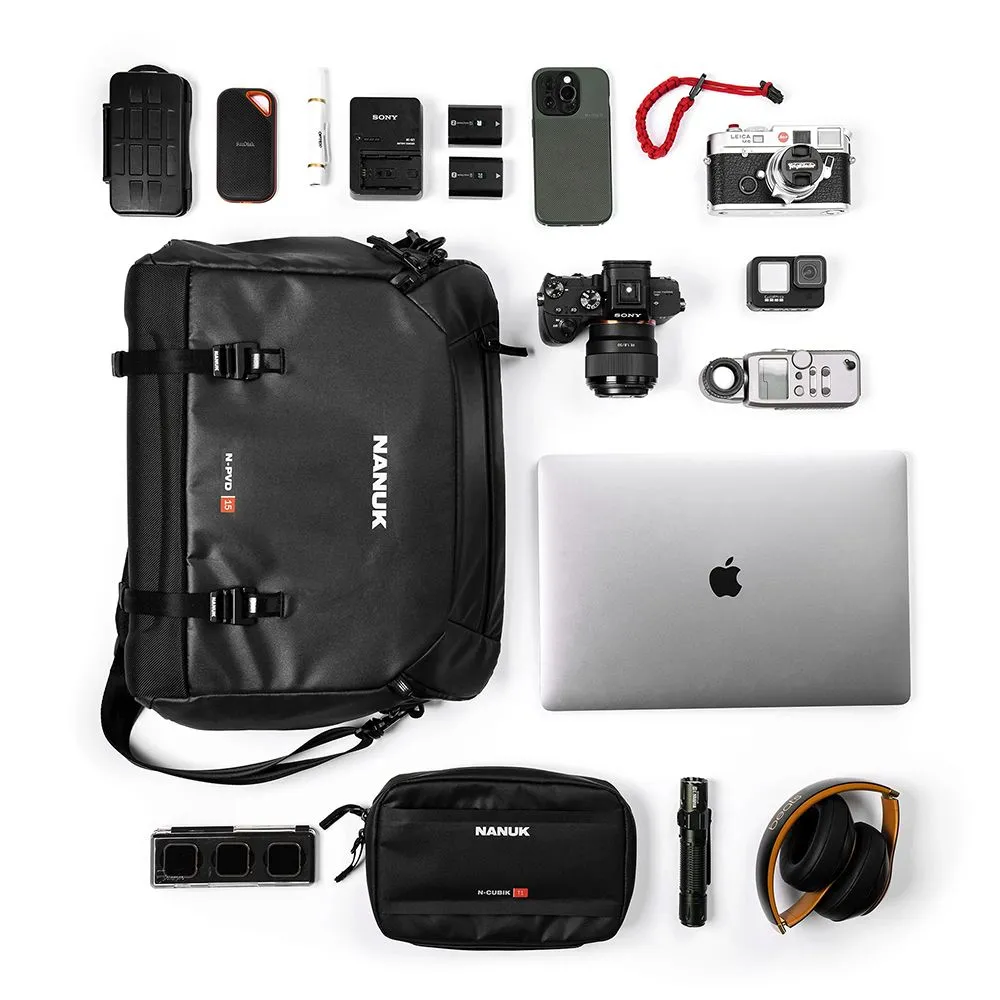 Nanuk N-PVD 15L Messenger Bag (Black)