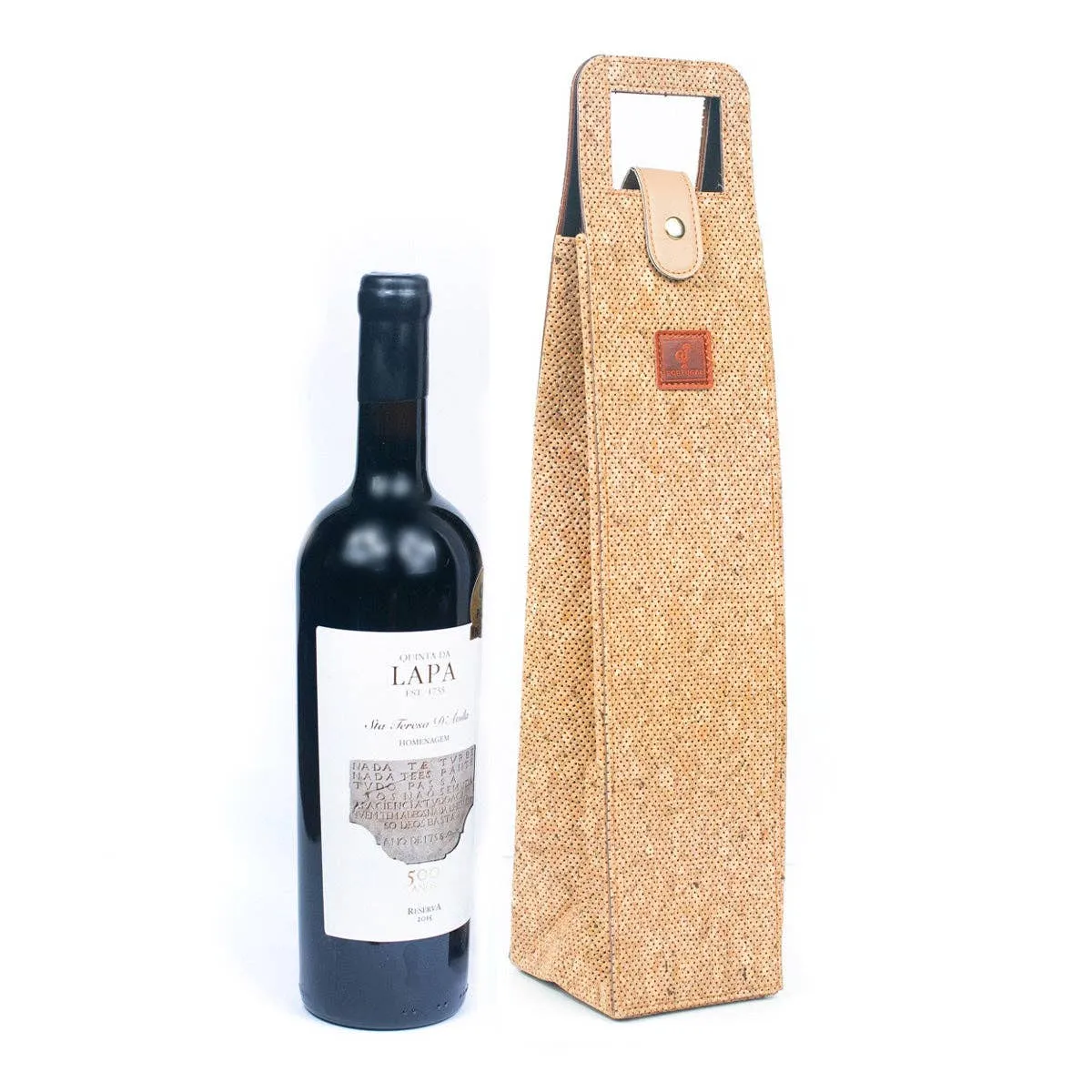 Natural cork wine packaging and carrying gift bag L-866