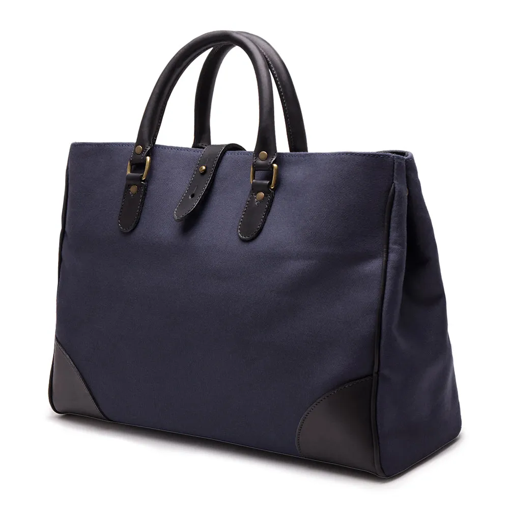 Navy and Black Tote Bag