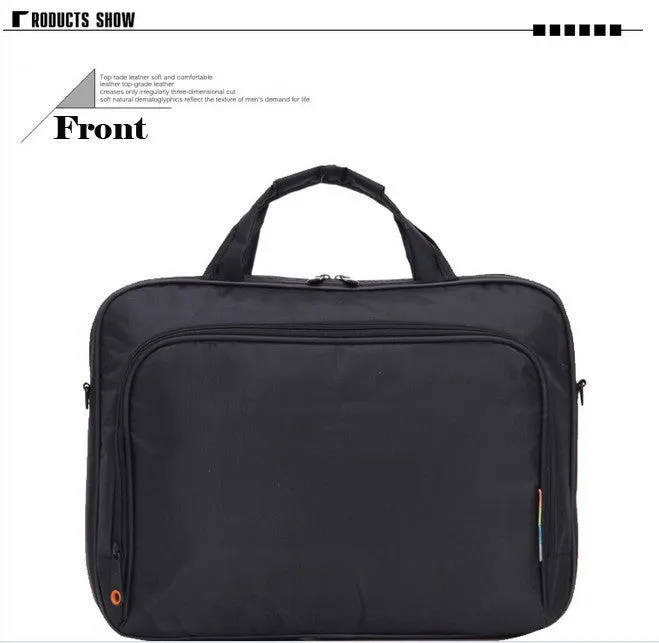 New nylon black laptop bag for men notebook bag for 14/15inch computer accessories,notebook bag