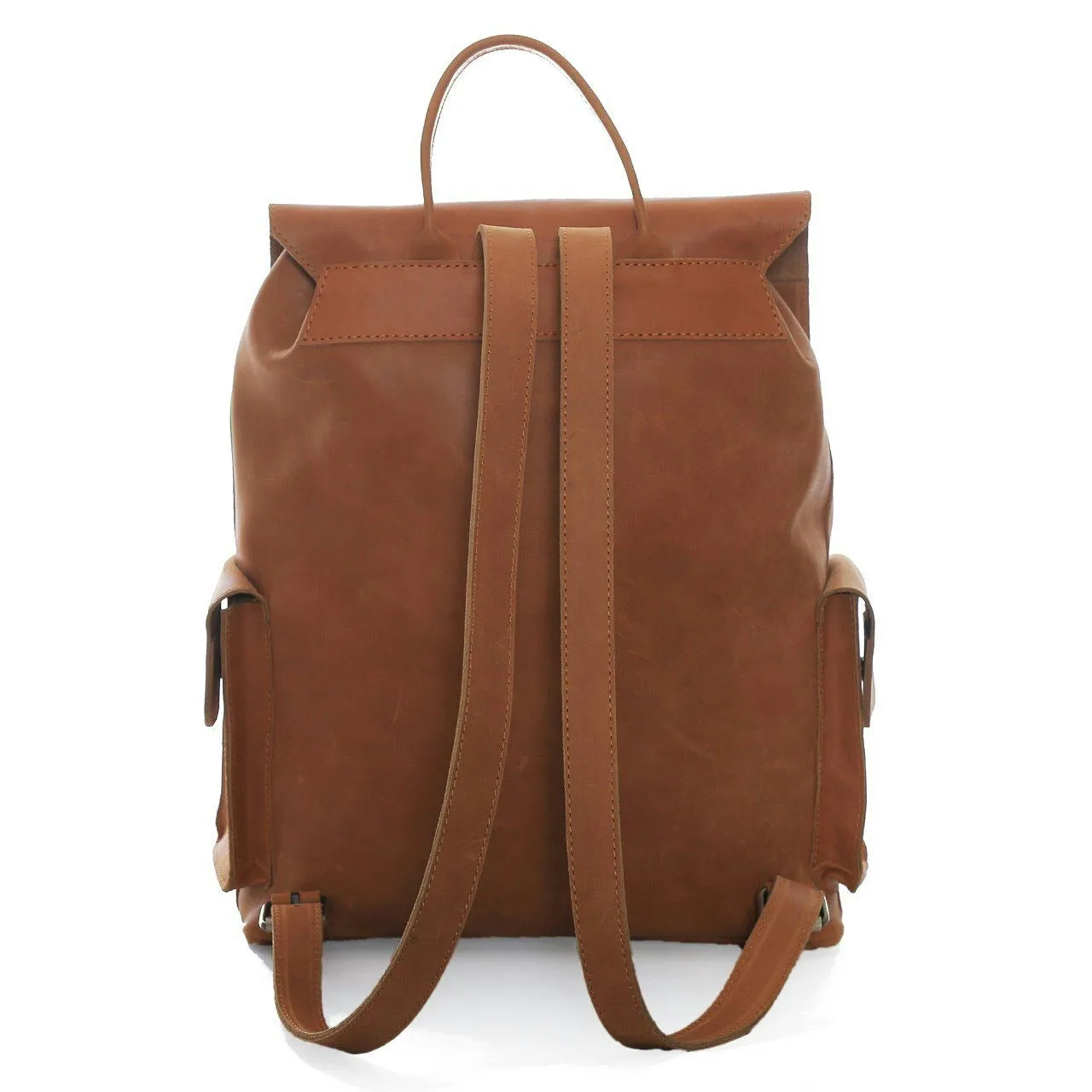 NICKI BACKPACK: RUST BROWN