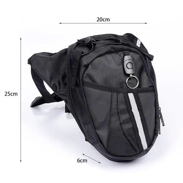 Nylon Waist Packs Leg Bag Waterproof Waistpack Motorcycle Belt