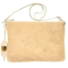 Olga Zip Pouch Bag Horsehair