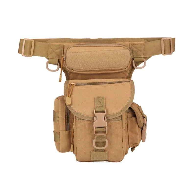 Outdoor Waterproof Tactical Drop Leg Bag With Thigh Belt