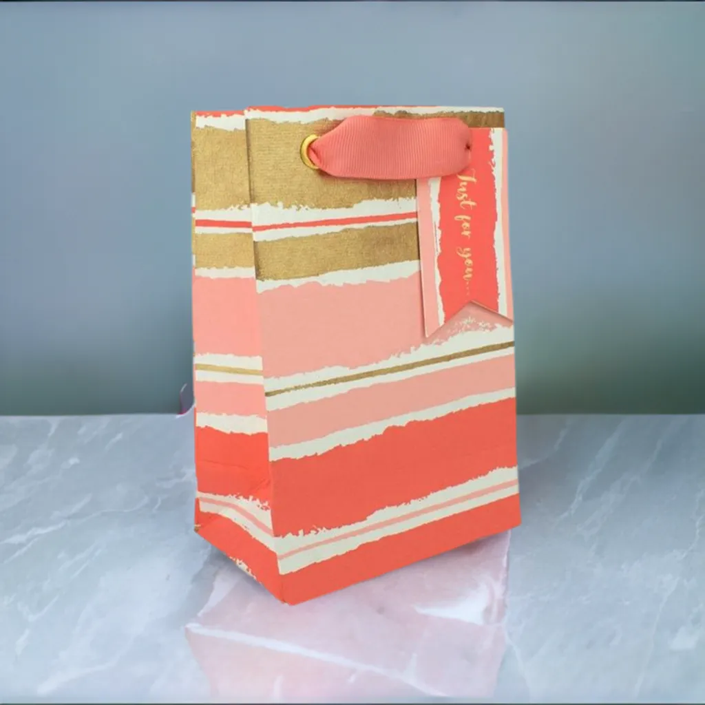 Painterly Pink Small Gift Bag