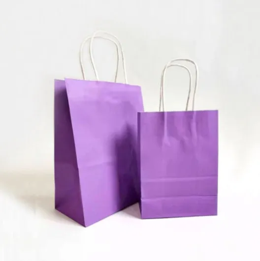 Paper Gift Bags, Paper Bags, Brown Paper Bags, Kraft Paper Bags, Shopping Bags, Retail Merchandise Bags, Paper Bag, Choose Size & Quantity