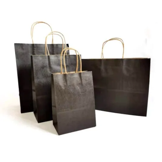 Paper Gift Bags, Paper Bags, Brown Paper Bags, Kraft Paper Bags, Shopping Bags, Retail Merchandise Bags, Paper Bag, Choose Size & Quantity